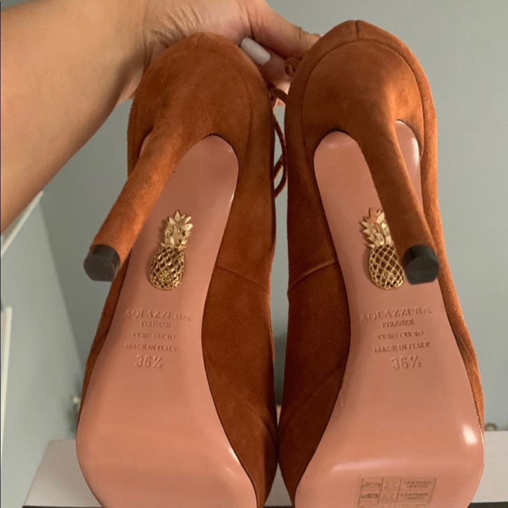 Aquazzura Plateau Lace Up Platform heels - Picture 3 of 3